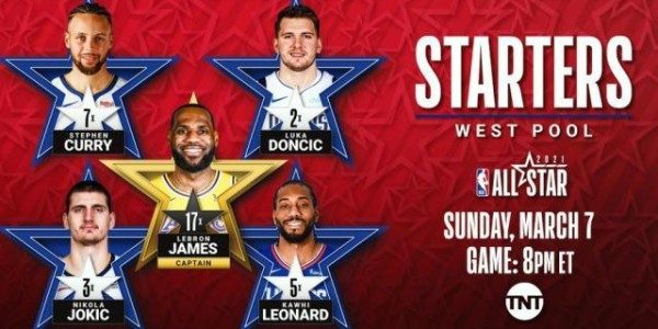 hth sports-NBA全明星首发阵容公布 詹姆斯领衔 077压利拉德